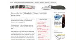 Desktop Screenshot of foldingknifehq.com