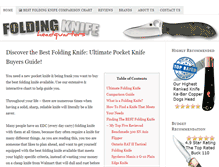 Tablet Screenshot of foldingknifehq.com